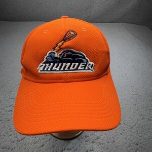 Thunder Lacrosse Hat Cap Strap Back Mens One Size Orange Augusta Atlanta